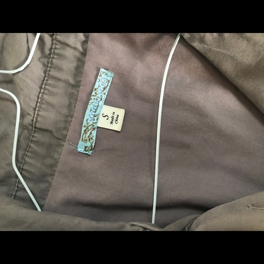 Moonlight Khaki Button Down Jacket - image 2